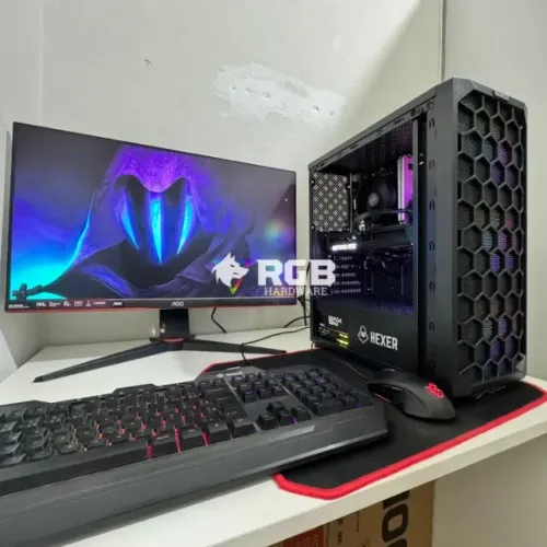 PC Gamer COMPLETO RYZEN 5 +RTX3050+ 1 ano de garantia e em até 12x