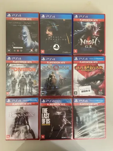 Jogos PS4 Playstation Hits - Vários Títulos novos e lacrados