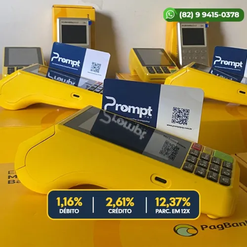 MAQUININHAS DE CARTÃO PRONTA ENTREGA COM TAXAS EXCLUSIVAS!