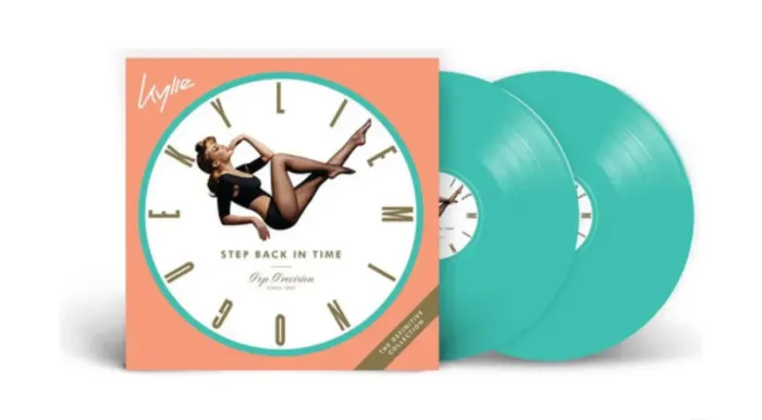 Kylie Minogue Step Back in Time Disco de Vinil LP duplo colorido