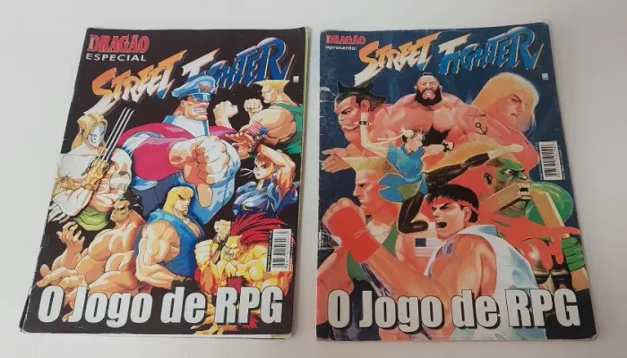 street fighter revista para colecionador são as duas