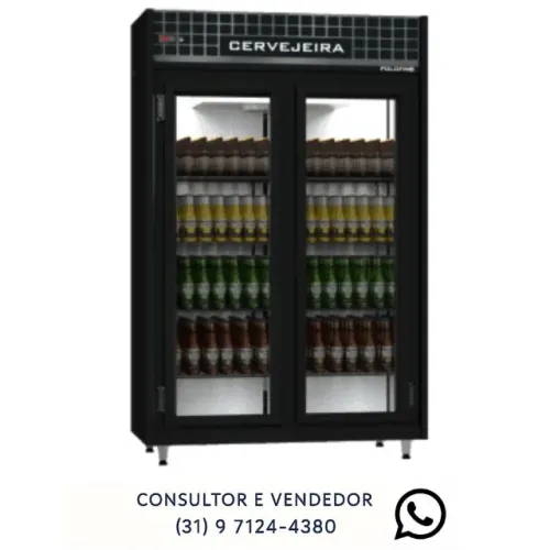 Cervejeira Expositora 2 Portas Polo Frio Nova