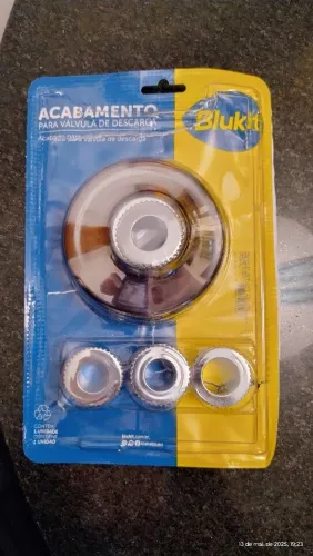 Acabamento para Válvula de Descarga Blukit