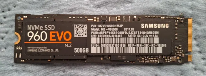SAMSUNG SSD EVO 960 M.2 500 GB