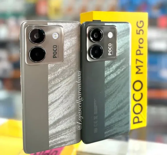 POCO M7 Pro 5G Design Incrível e Performance 512Gb 12GB Ram Capa Película Entrega Grátis 