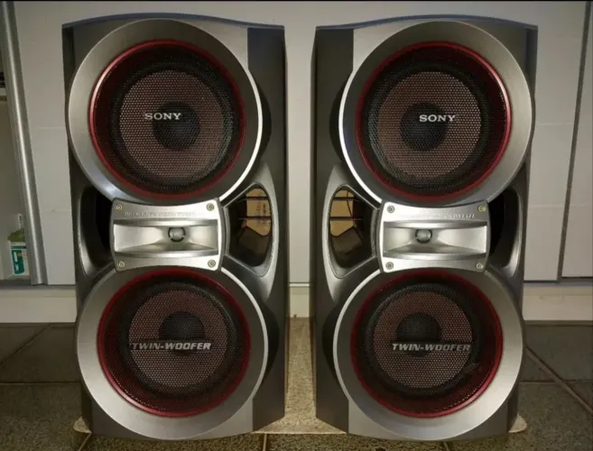 PAR CAIXAS SONY SS DX9 | 600W EXCELENTE ESTADO | ITEM DE COLECIONADOR :)