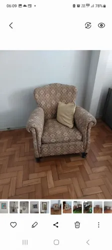 POLTRONA ANTIGA EM PERFEITO ESTADO 
