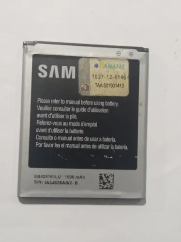 Bateira Samsung EB425161LU 1500mAh P/ Galaxy J1 Mini S3 Mini Usada