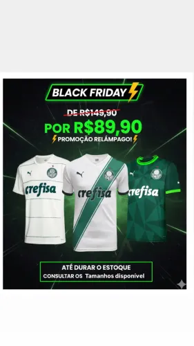 Camiseta palmeiras 