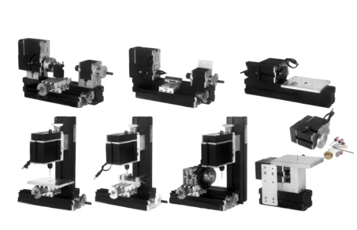 Mini Torno Multifunção Tz8000m (8 em 1) Motor de Alta Potencia, Raridade