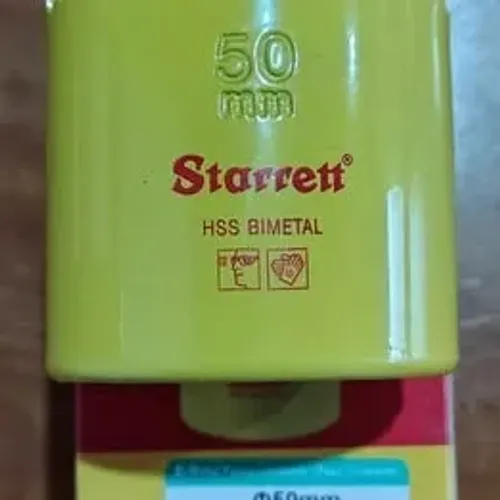 Serra copo STARRETT bi-metal 50mm Madeira/Metal/PVC/Gesso