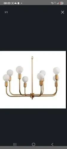 Lustre e alumínio 