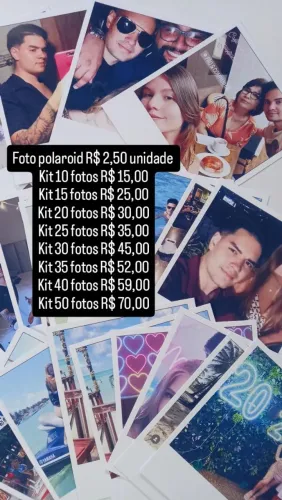Fotos Polaroid Personalizadas - Kit com Diversas Opções