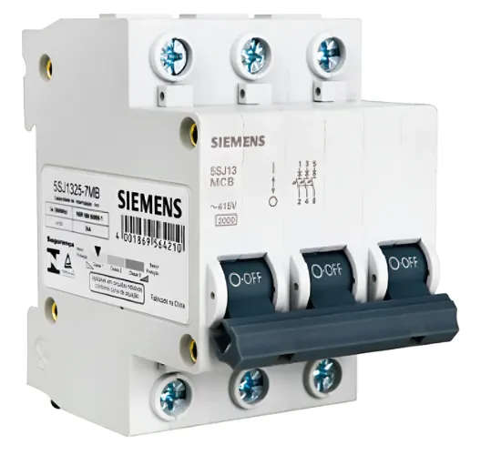 Disjuntor Siemens tripolar mcb 32 amperes