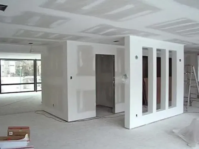 Parede de drywall gesso acartonado