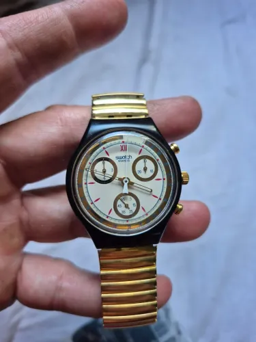 Swatch vintage 1993 estado de zero. Pulseira elástica raríssimo 