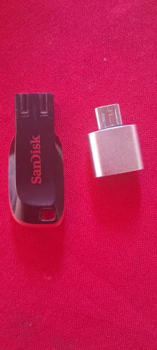 Pendrive SanDisk 16GB Original + conector OTG USB tipo "C"