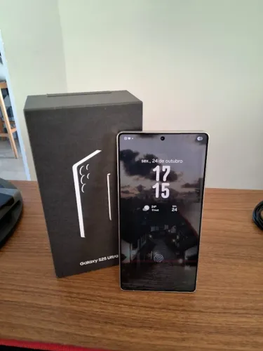 S25 Ultra - 256GB - Preto - Impecável! (Na garantia)