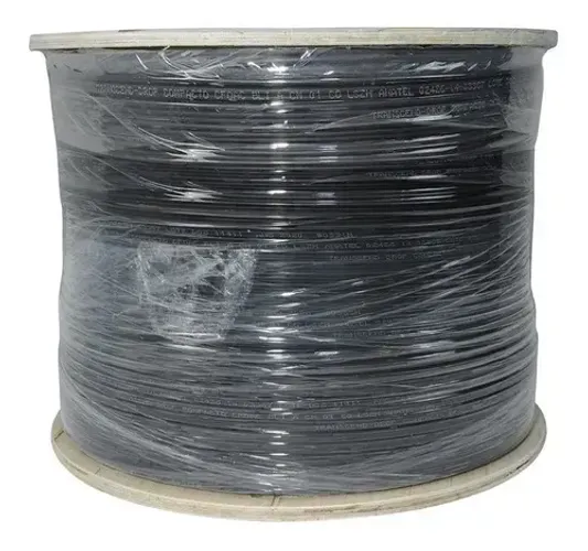 Cabo Fibra Optica 1fo Com 1 Km Drop Flat Pn1folfsh01 Flash