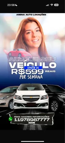 VEICULOS PARA UBER 599,00