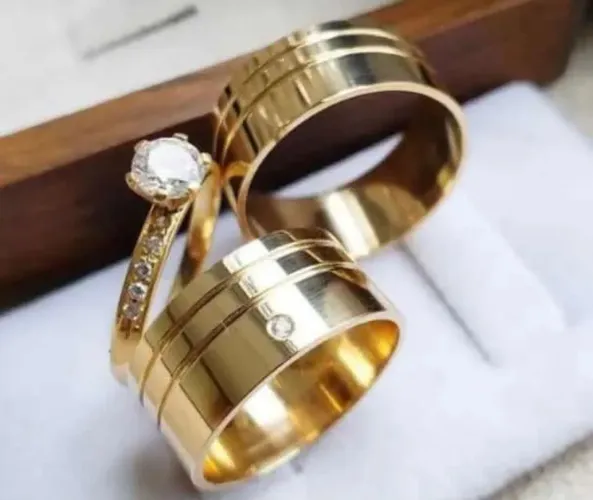 Alianças Modelos Diversos Personalizados Garantia