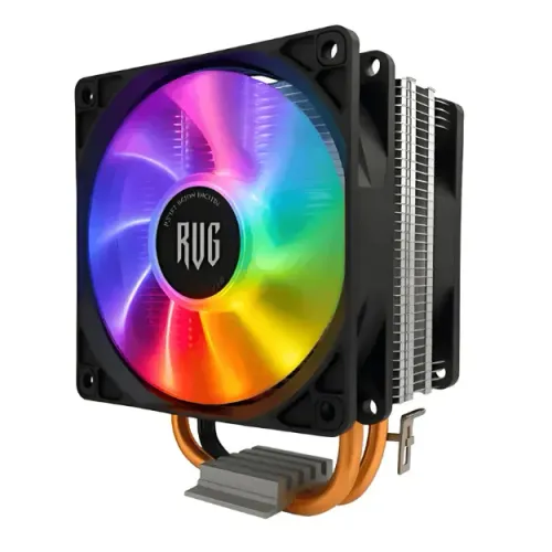 Air Cooler Processador Duplo Pc Cpu Rgb Universal Vr-304