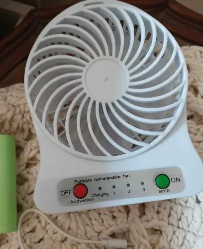 Mini Ventilador Portátil Recarregável