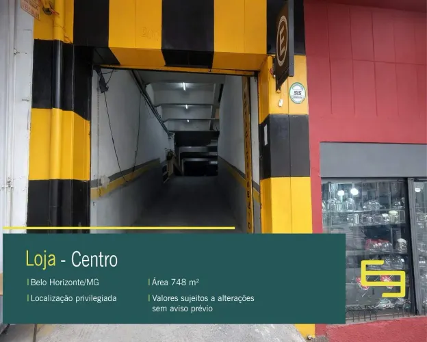 Sobreloja para locação no Centro de BH