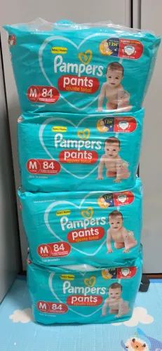 Fraldas M pants 84 unidades