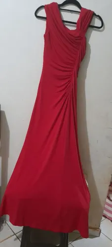 Vestido Vermelho Longo Madrinha