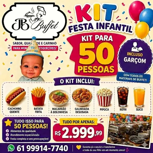Kit festa infantil
