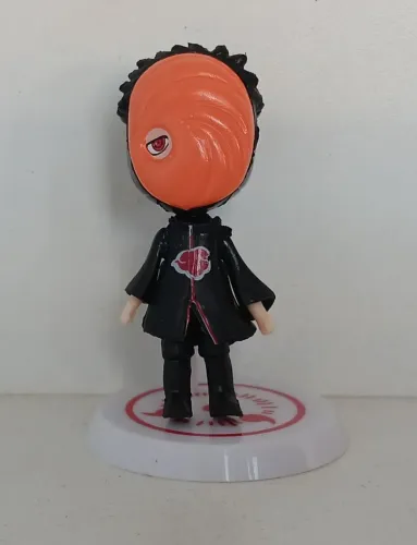 BONECO MINIATURA NARUTO SHIPPUDEN CLASSICO AKATSUKI OBITO TOBI