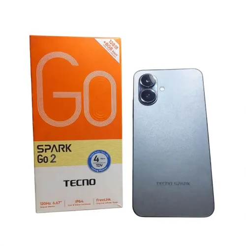 Tecno Spark Go 2 128GB 8GB Ram Tela 120Hz IP64 Novo Lacrado