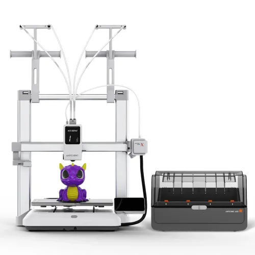 Impressora 3D Anycubic Kobra X Combo - Multicolorida com menos desperdício