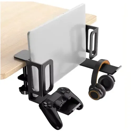 Suporte para laptop sem perfuração, dissipador de calor lateral para tablet adequado para