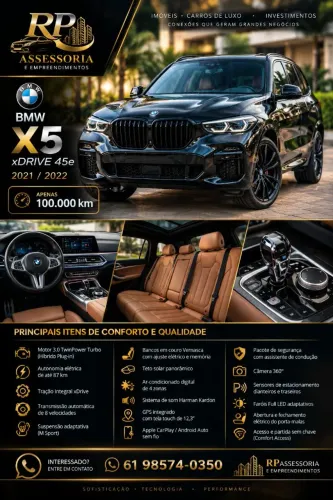 BMW X5 Xdrive 45E 3.0 M.sport Híbrido AU 2022