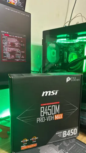 Placa mãe MSI B450M PRO-VDH MAX