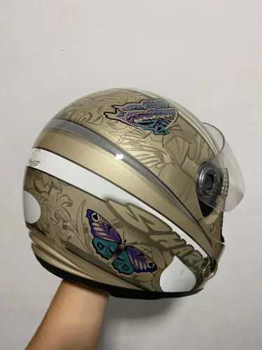 Capacete Shark Butterfly Champanhe