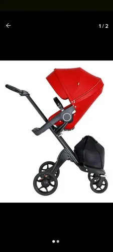 Carrinho de bebê xplory vermelho