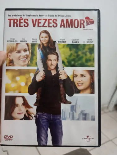 DVD filme Três vezes amor
