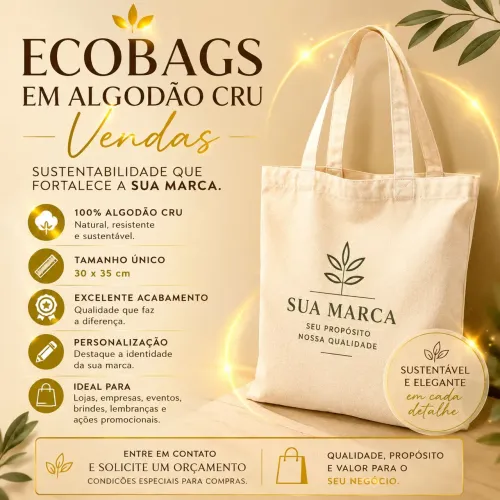 Eco bags Algodão CrU