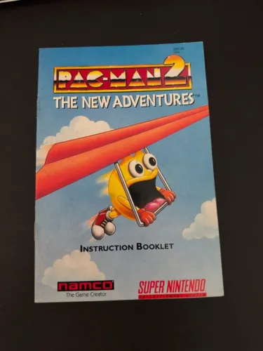 Manual Pac Man 2 The New Adventures Super Nintendo Original