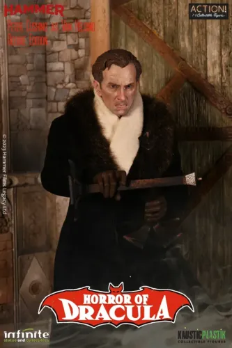 Boneco Infinite Statue Kaustic Plastik 1/6 Horror of Dracula Peter Cushing as Van Helsing