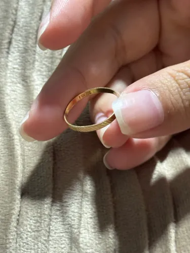 Anel ouro 18k tamanho 16