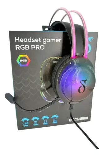 Headset RGB PRO Delta com LED