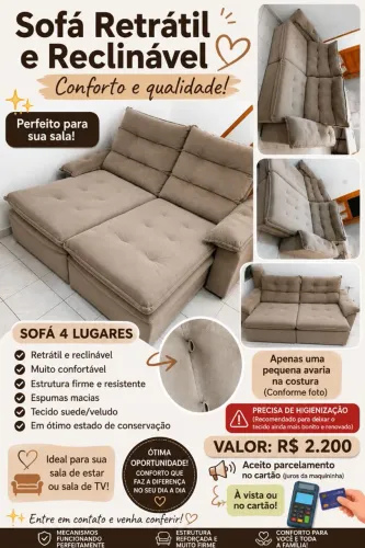 Sofá retrátil 