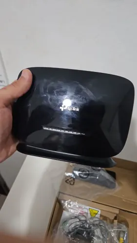 Modem roteador Wi-Fi TP- link porta volta + cabo