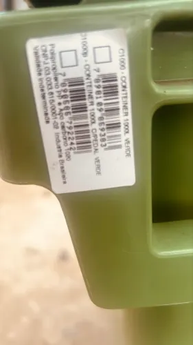 Contêiner lixo polipropileno