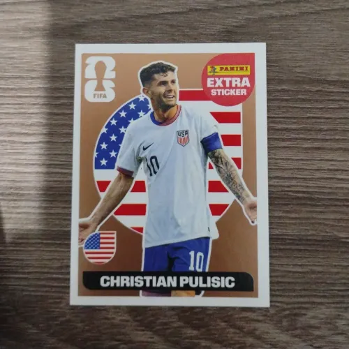 BRONZE Christian Pulisic figurinha Legend extra Copa do mundo FIFA 2026