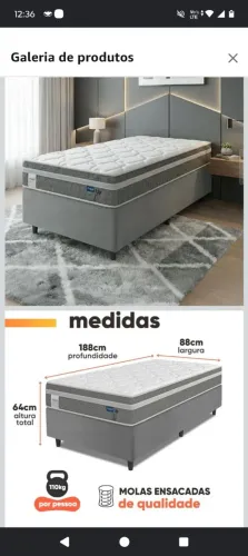 Cama de solteiro probel usado em bom estado